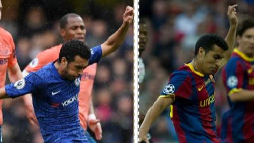 Pedro versiona con el Chelsea un gol inolvidable que marcó con el Barça