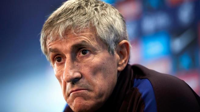 Setién: «No me gustaría ganar la Liga sin jugar los partidos que quedan»