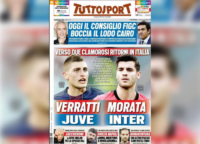 Trueque bomba del Atlético de Madrid con Morata al Inter, según ‘Tuttosport’