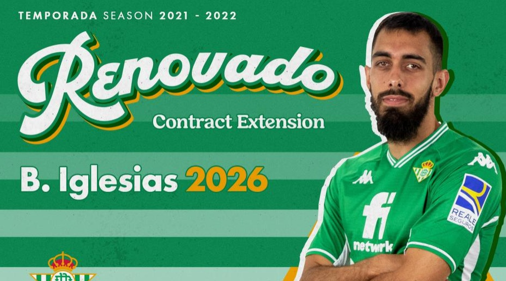 El Real Betis y Borja Iglesias amplían su vinculación